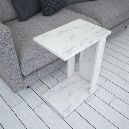 Tavolino PASIFIC 61x43 cm bianco