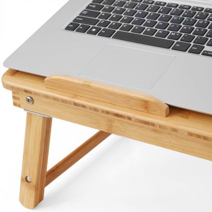 Tavolino porta PC regolabile per letto LAT, marrone