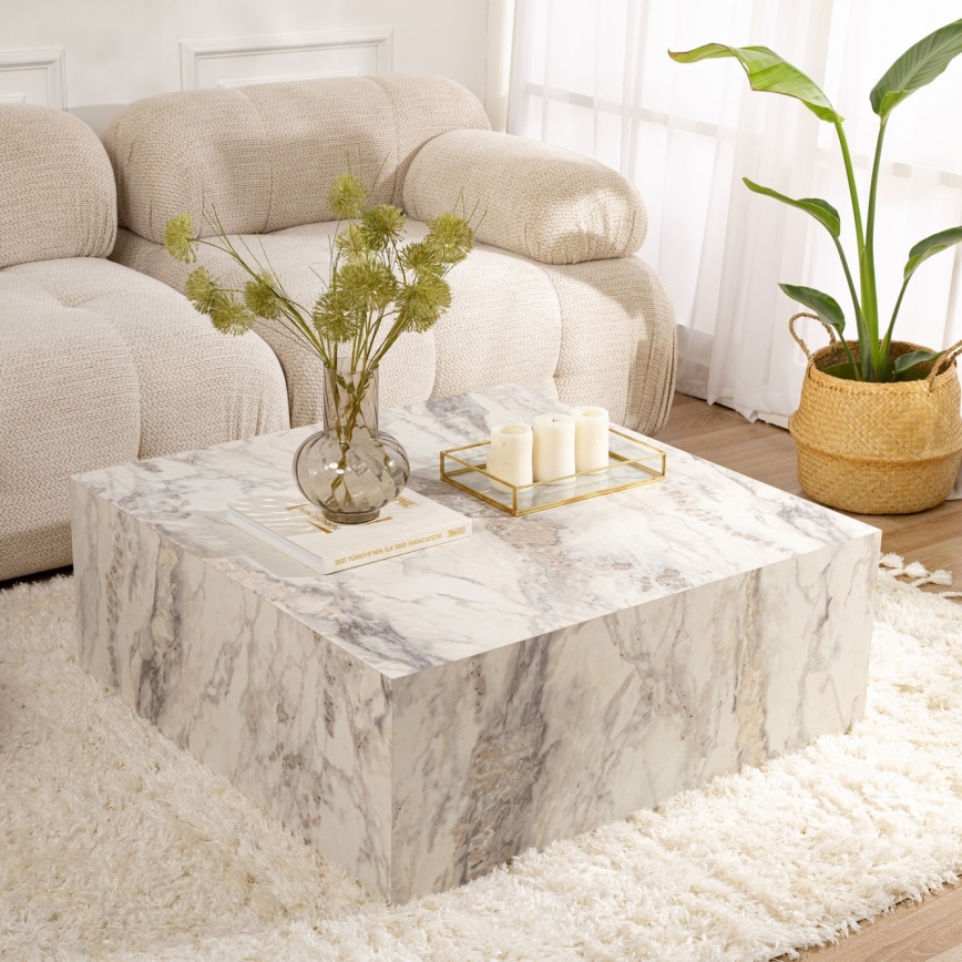 Tavolino PRIZMA 35x90 cm marmor decor