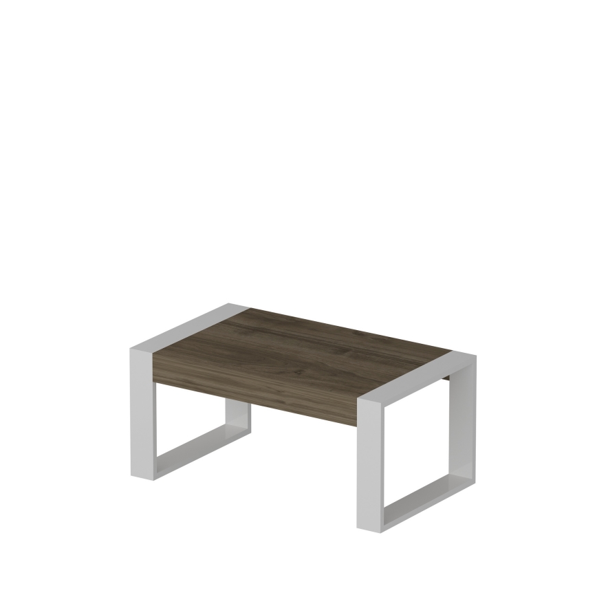 Tavolino RETRO 40x90 cm bianco/marrone