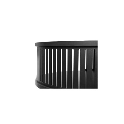 Tavolino ROENNI 44x75 cm nero/bianco