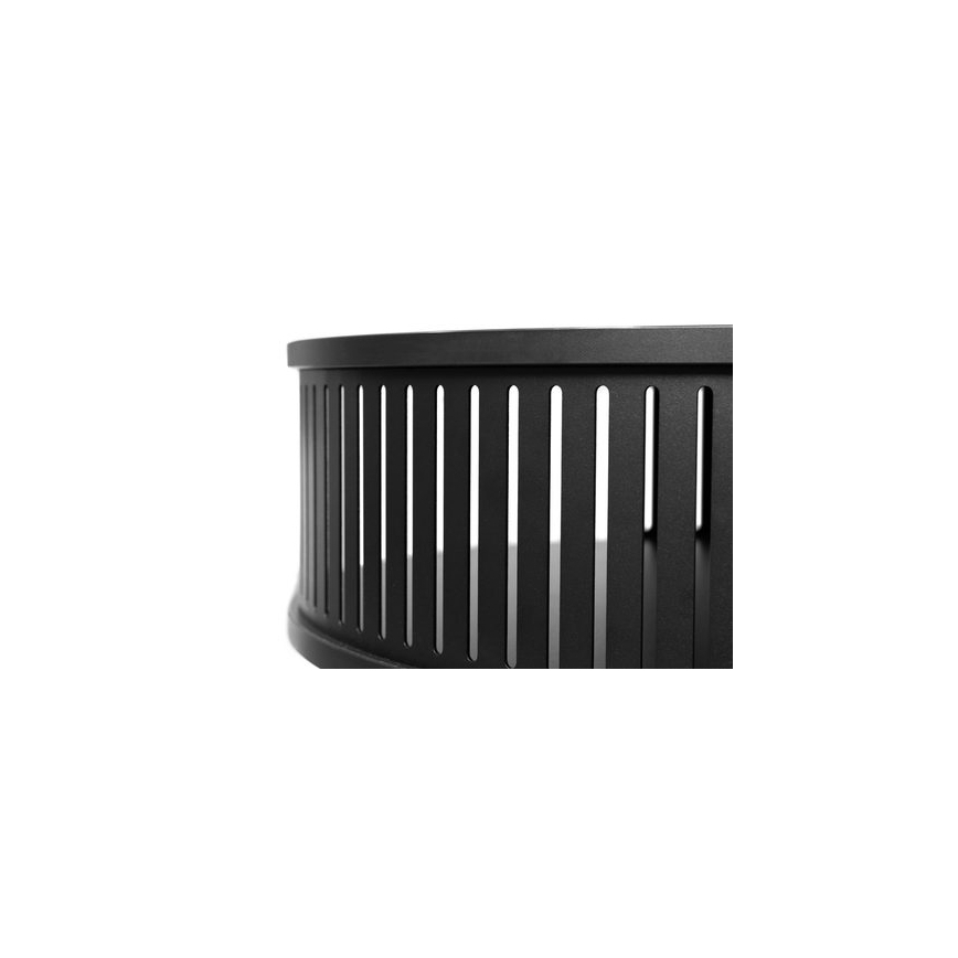 Tavolino ROENNI 44x75 cm nero/bianco
