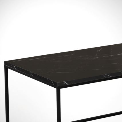 Tavolino ROYAL 43x95 cm nero