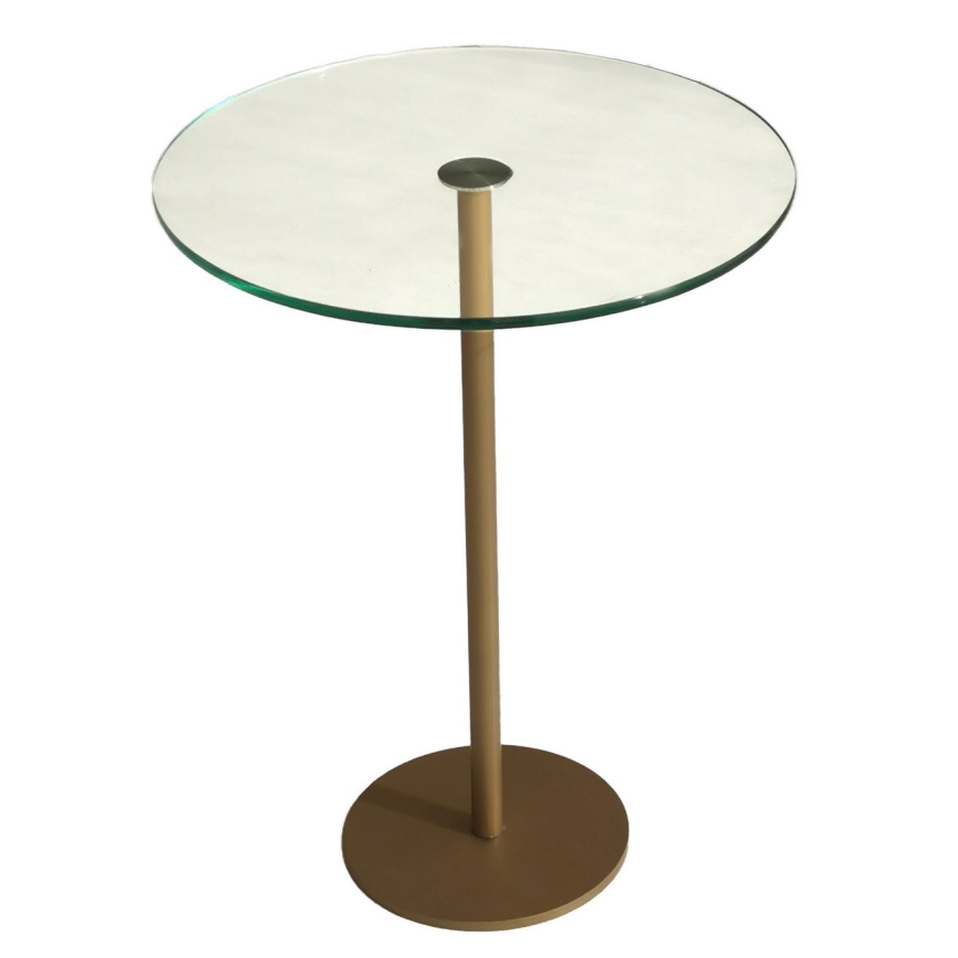 Tavolino SOCIAL 50x40 cm oro/limpido
