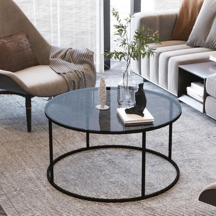Tavolino STARTIS 60x44,8 cm nero