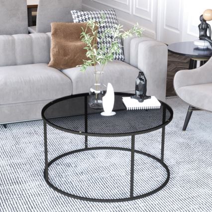 Tavolino STARTIS 60x44,8 cm nero