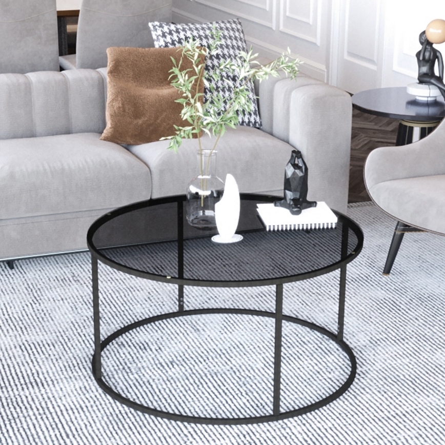 Tavolino STARTIS 60x44,8 cm nero