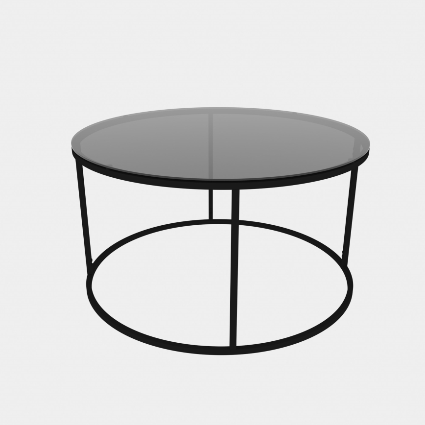 Tavolino STARTIS 60x44,8 cm nero