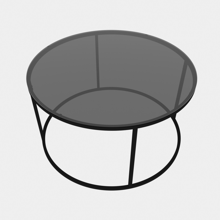Tavolino STARTIS 60x44,8 cm nero