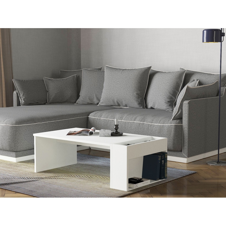 Tavolino VIEW 34x95 cm bianco
