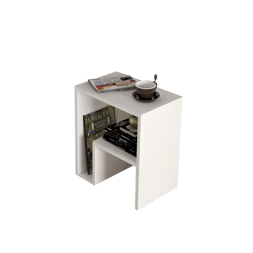 Tavolino YEPA 52x45 cm bianco