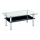 Tavolino YOLANDA 50x103 cm limpido/cromo lucido