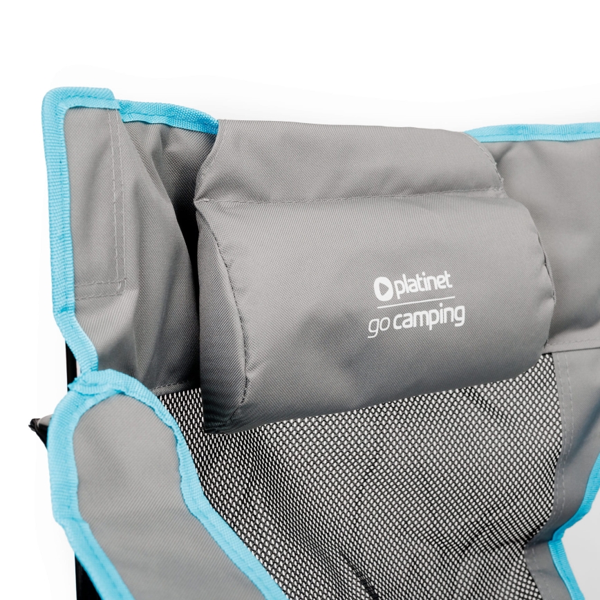 Tavolo da campeggio pieghevole + sedia grigio/blu