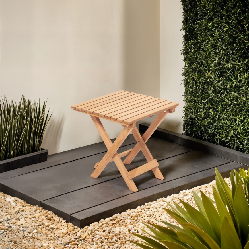 Tavolo da giardino 40x40 cm faggio