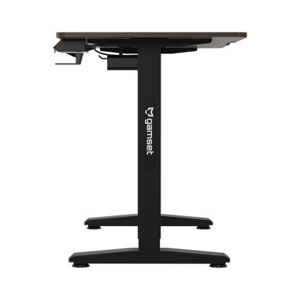 Tavolo da gioco regolabile in altezza CONTROL 110x60 cm marrone/nero