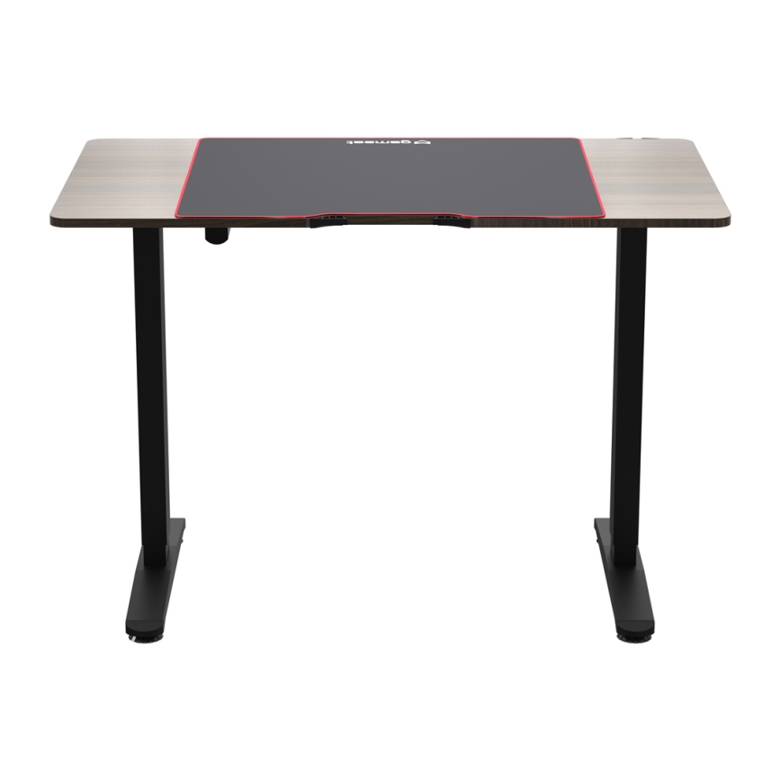Tavolo da gioco regolabile in altezza CONTROL 110x60 cm marrone/nero