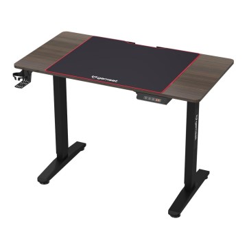 Tavolo da gioco regolabile in altezza CONTROL 110x60 cm marrone/nero