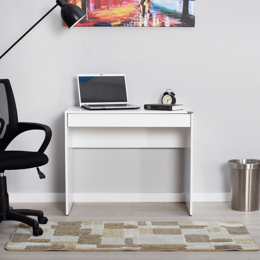 Tavolo da lavoro 75x90 cm bianco