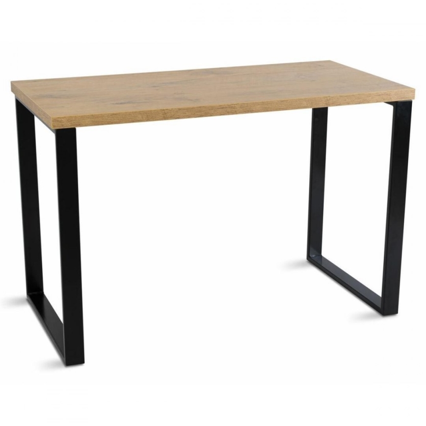 Tavolo da lavoro BLAT 120x60 cm nero/marrone