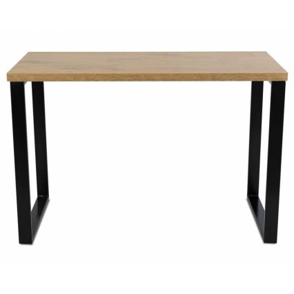 Tavolo da lavoro BLAT 120x60 cm nero/marrone