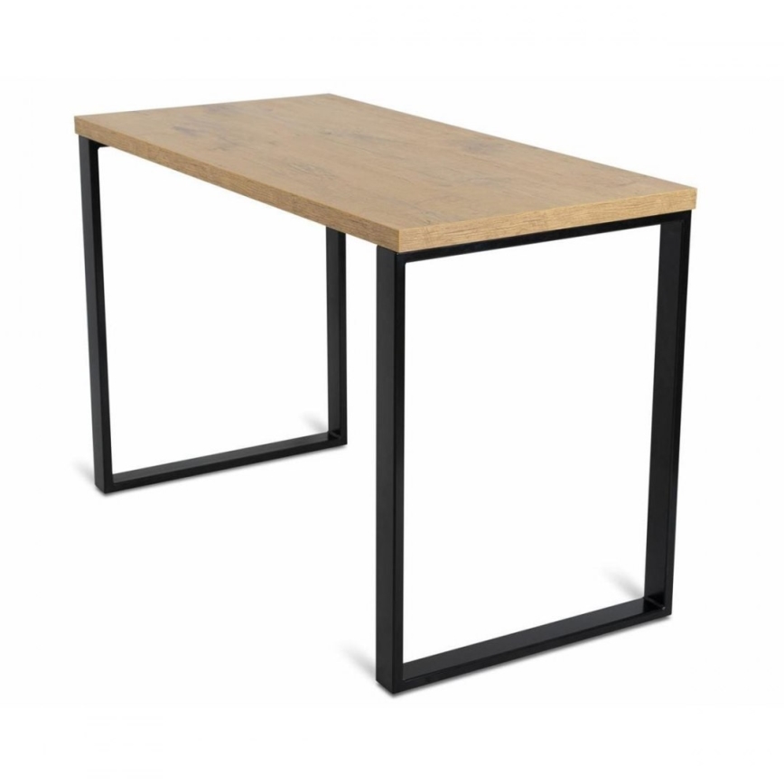Tavolo da lavoro BLAT 120x60 cm nero/marrone