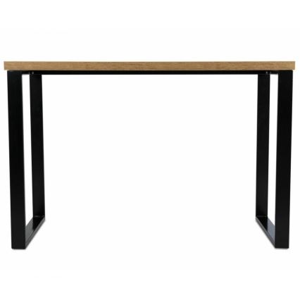 Tavolo da lavoro BLAT 120x60 cm nero/marrone