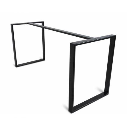 Tavolo da lavoro BLAT 120x60 cm nero/marrone