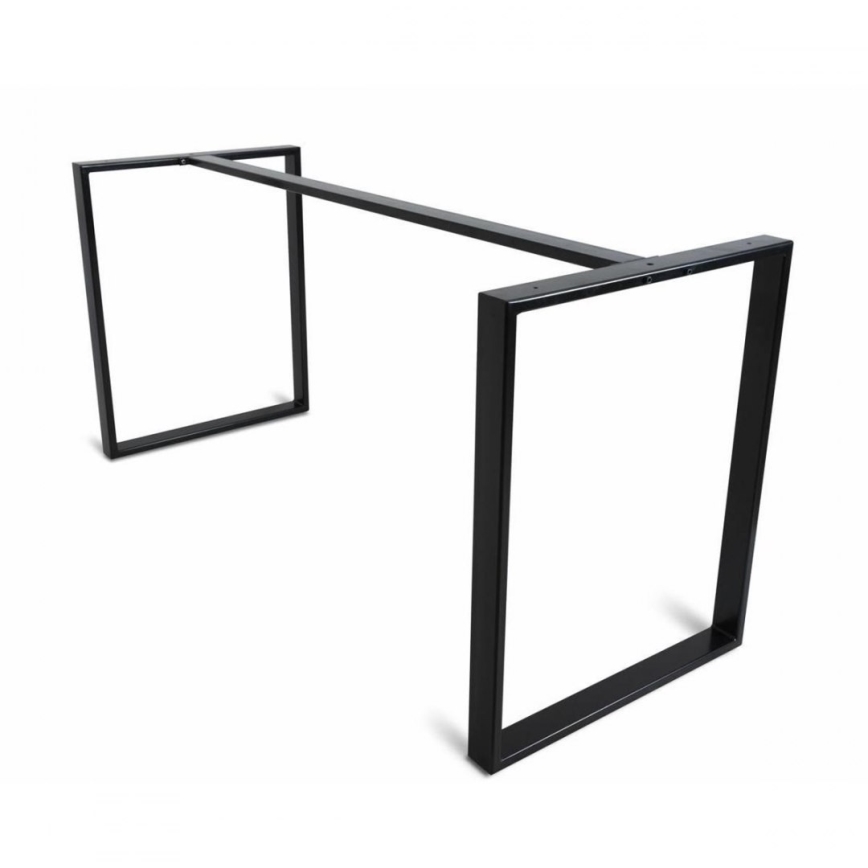 Tavolo da lavoro BLAT 120x60 cm nero/marrone