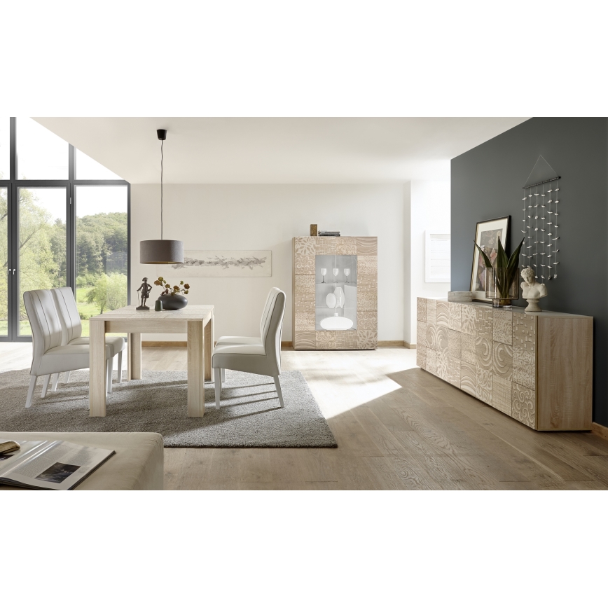 Tavolo da pranzo allungabile ARIA rovere Sonoma