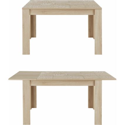 Tavolo da pranzo allungabile ARIA rovere Sonoma