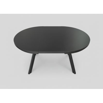 Tavolo da pranzo allungabile CENTRO 100/140x77 cm nero