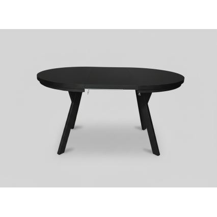 Tavolo da pranzo allungabile CENTRO 100/140x77 cm nero