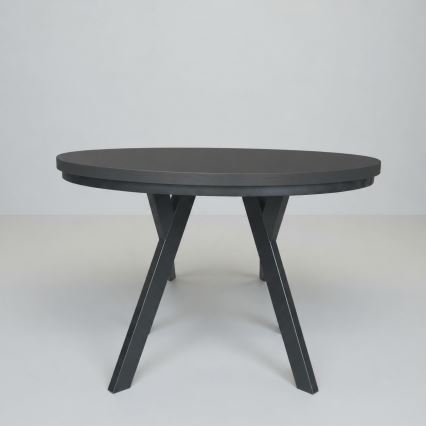 Tavolo da pranzo allungabile CENTRO 100/140x77 cm nero