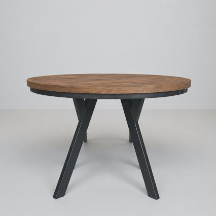 Tavolo da pranzo allungabile CENTRO 100/140x77 cm rovere Lefkas/nero