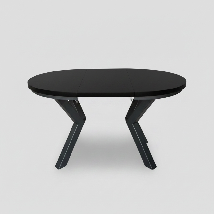 Tavolo da pranzo allungabile CONVI 100/140x73 cm nero
