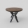 Tavolo da pranzo allungabile CONVI 100/140x73 cm rovere Lefkas/nero