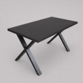 Tavolo da pranzo allungabile DOMO 150/190x80 cm nero