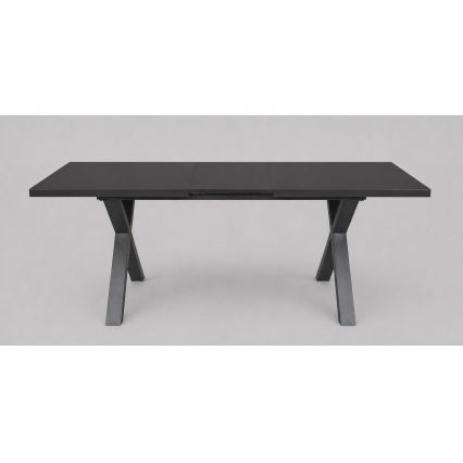 Tavolo da pranzo allungabile DOMO 150/190x80 cm nero
