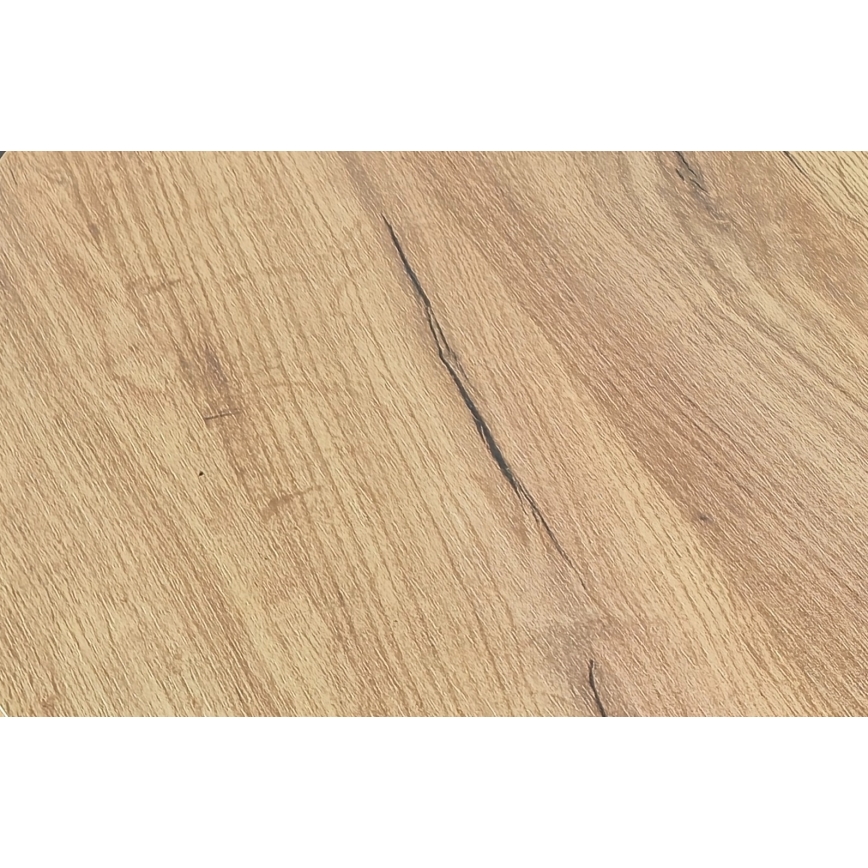 Tavolo da pranzo allungabile DOMO 150/190x80 cm rovere craft/nero