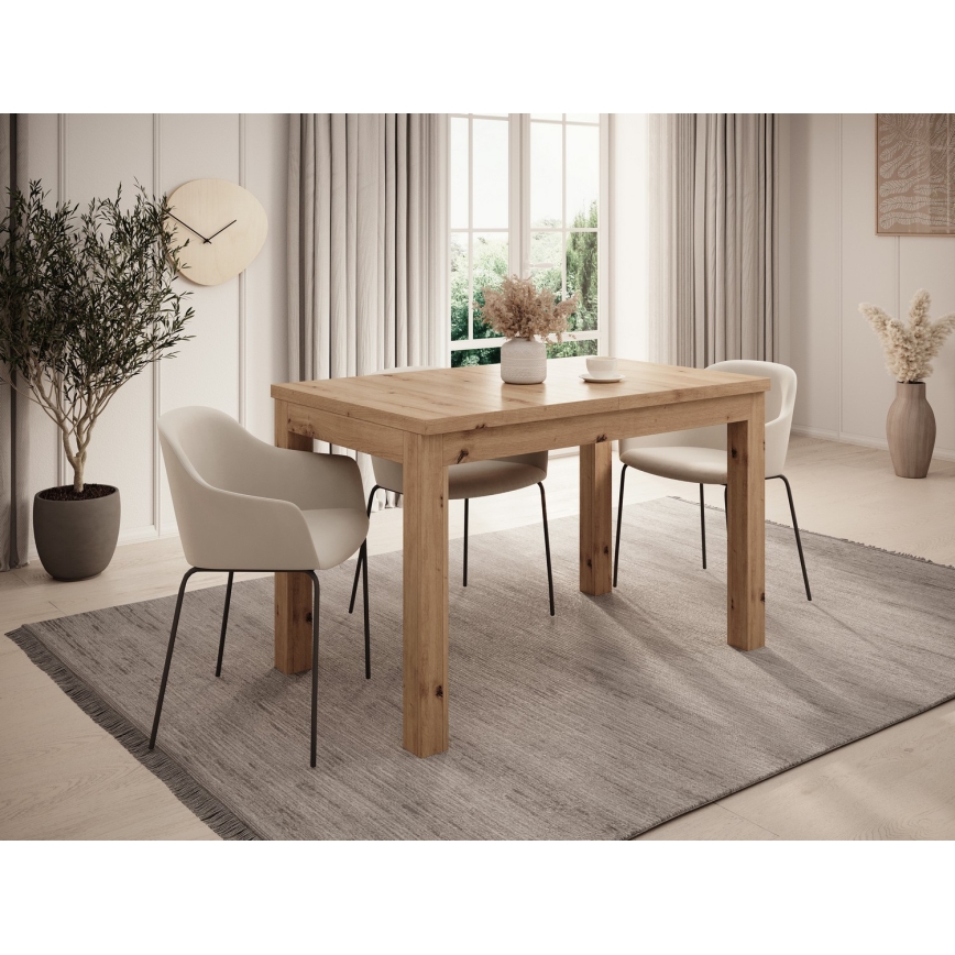 Tavolo da pranzo allungabile DOO 120/160x75 cm dub artisan