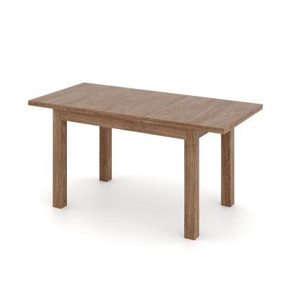 Tavolo da pranzo allungabile DOO 120/160x75 cm in noce chiaro