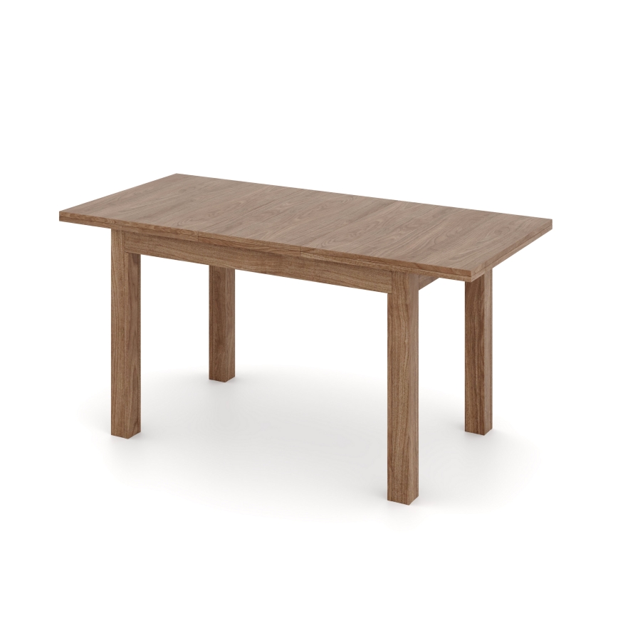 Tavolo da pranzo allungabile DOO 120/160x75 cm in noce chiaro