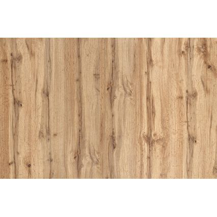 Tavolo da pranzo allungabile DROM 160/200x90 cm rovere wotan/nero