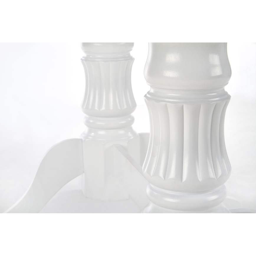 Tavolo da pranzo allungabile FUERTE 150/190 x 90 cm bianco