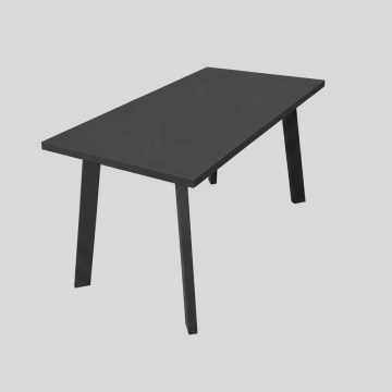 Tavolo da pranzo allungabile KERNO 150/190x80 cm nero