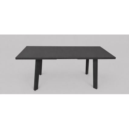 Tavolo da pranzo allungabile KERNO 150/190x80 cm nero