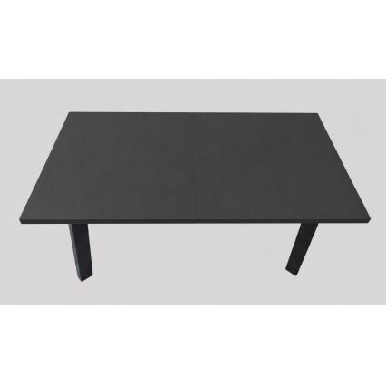 Tavolo da pranzo allungabile KERNO 150/190x80 cm nero