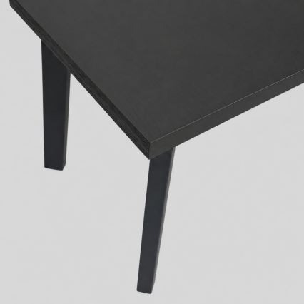 Tavolo da pranzo allungabile KERNO 150/190x80 cm nero