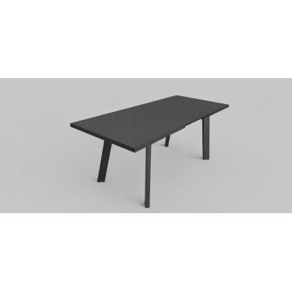Tavolo da pranzo allungabile KERNO 150/190x80 cm nero