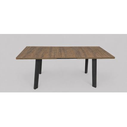 Tavolo da pranzo allungabile KERNO 150/190x80 cm rovere Lefkas/nero